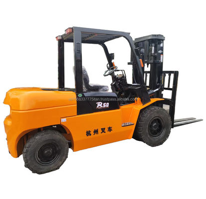 Hangzhou Forklift R50 Top Performance Used Machine with 2m Fork Length and 4500 kg Weight