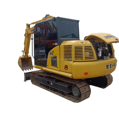 Shanghai Used Excavator Komatsu PC100 Digger Machine 10 Ton Operating Weight for Your