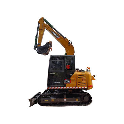 Sany SY75C excavator with 0.32M³ bucket capacity and excellent working performance