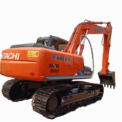0.8m3 Bucket Capacity Original Hydraulic Cylinder Used Hitachi Excavator EX200 ZX200
