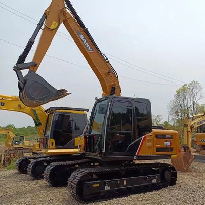 Used Sany SY135C Pro Second Hand Crawler Excavator with Original Hydraulic Cylinder