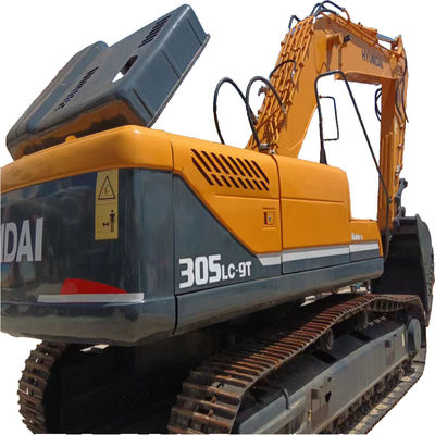 30500 KG Machine Weight Hyundai305LC-9 Crawler Excavator 215 kw Used Hyundai Excavator