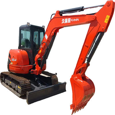 Supply 5.5 Ton Kubota U55 Excavator Used Mini Excavator with 0.5m3 Bucket Capacity