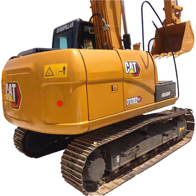 Operating Weight 12ton CAT 312 312D Digger 2016 Used Excavator Caterpillar Machinery