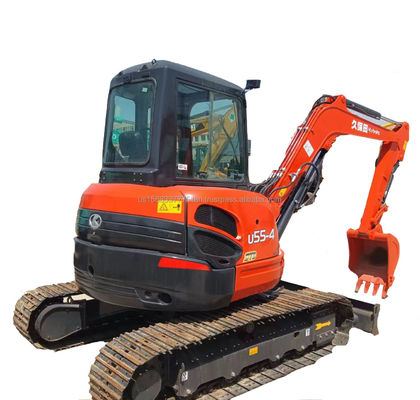 5.5ton KUBOTA KXU55 Mini Excavator Used in 2016 with Features and Core Components