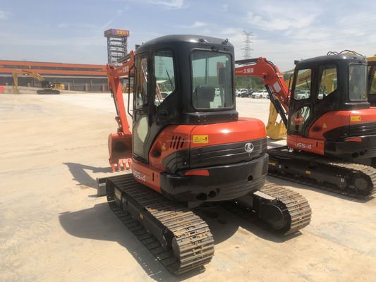 Original Japan KUBOTA KXU55 Mini Excavator 5.5 Tons Used with Original Engine and PLC
