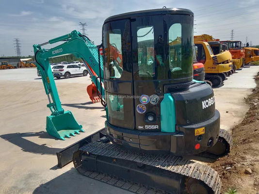 Used Kobelco SK55SR Excavator with Original Hydraulic Pump and Low Working Hours