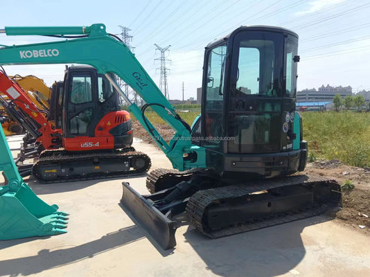 Used Kobelco SK55SR Excavator with Original Hydraulic Pump and Low Working Hours
