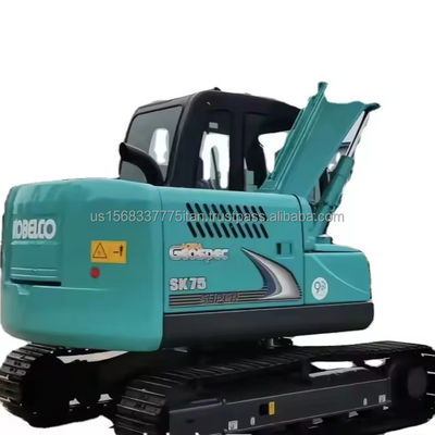 42kw Kobelco SK75-8 Used Hydraulic Crawler Excavator with Original Hydraulic Valve