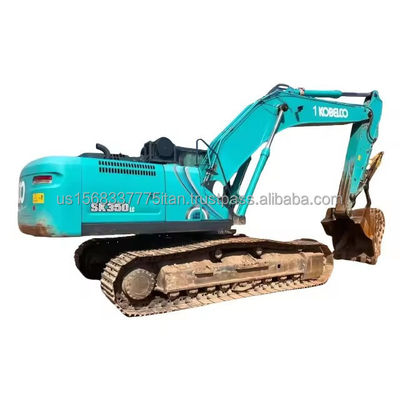 Original Hydraulic Valve Second-hand 35 ton Kobelco SK350 Excavator with Good Performance