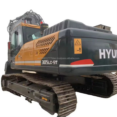 305LC-9T 30ton Hyundai Big machine Used Excavator with 198 kw Engine from Korea