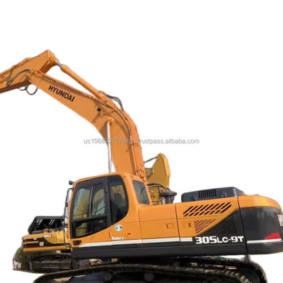 305LC-9T Hyundai 30ton 305 Crawler Excavator Machine with Original Hydraulic Valve