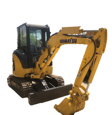 Used Komatsu PC35 3.5Ton Hydraulic Mini Digger Crawler Excavator with 11.2 kW Power