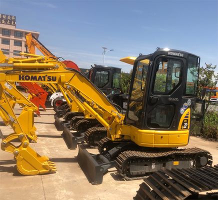 Original Hydraulic Pump 2016 Used Komatsu PC35 3.5Ton Mini Digger Crawler Excavator