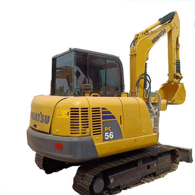 6 Ton Operating Weight Komatsu PC60 Mini Digger Crawler Excavator Used Year 2016