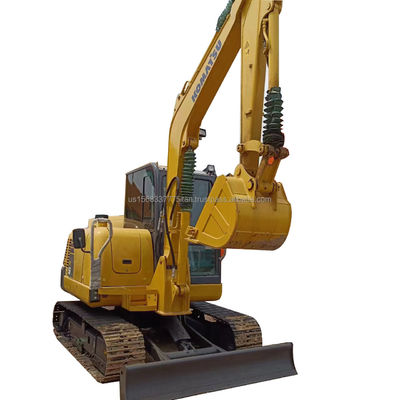 Used Komatsu PC56-7 Crawler Excavator with Low Working Hours and 5ton Operating Weight
