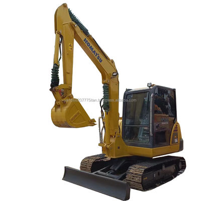 Komatsu PC56-7 Used Excavator with 0-2000 Working Hours and Original Hydraulic Valve