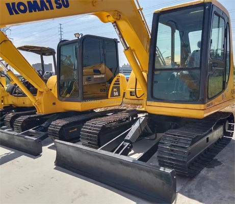 Original Hydraulic Pump Komatsu PC60 Used Excavator Crawler with 0-2000 Working Hours
