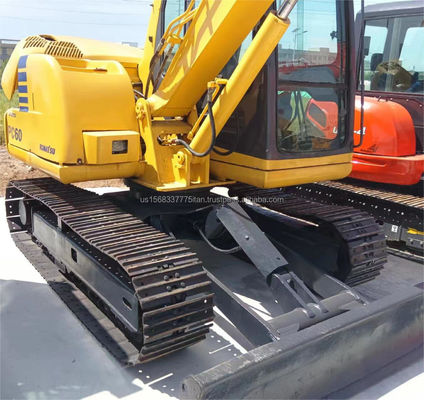 Excellent Performance Komatsu PC60 Used Excavator 6000 KG Hydraulic Excavator Crawler