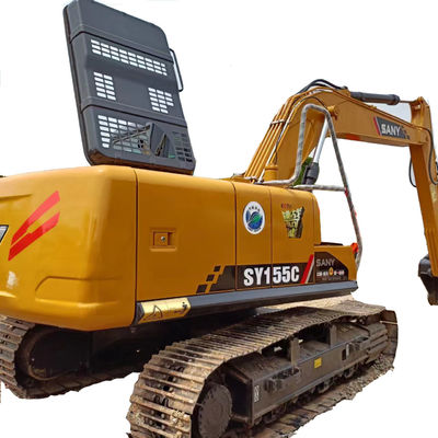 15Ton Excavators SY155 Original Hydraulic Pump and Great Performance for Construction