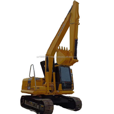 Used Komatsu PC130 Excavator 13 Ton in Shanghai Secondhand Digger with Original Valve
