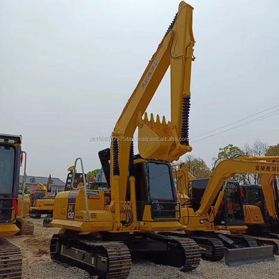 Used Komatsu PC130 Excavator 13 Ton in Shanghai Secondhand Digger with Original Valve