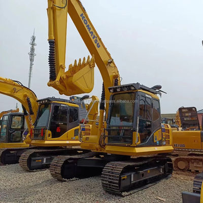 Used Komatsu PC130 Excavator 13 Ton in Shanghai Secondhand Digger with Original Valve