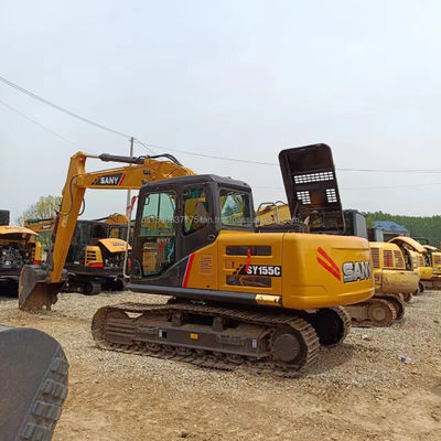SANY SY155C Excavator Excellent Condition for Mining Work Low Working Hours and Engine