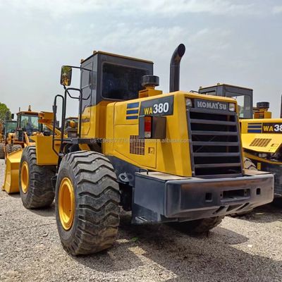 Second-hand Komatsu WA 380 Used Loader with Low Working Hours and Excellent Performance