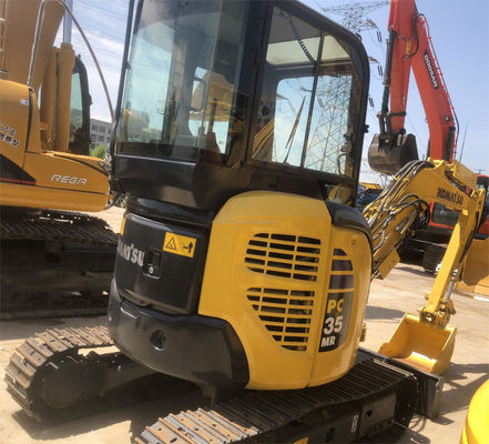 Komatsu PC35 Mini Used Excavator With 0-2000 Working Hours Hydraulic Crawler Excavator