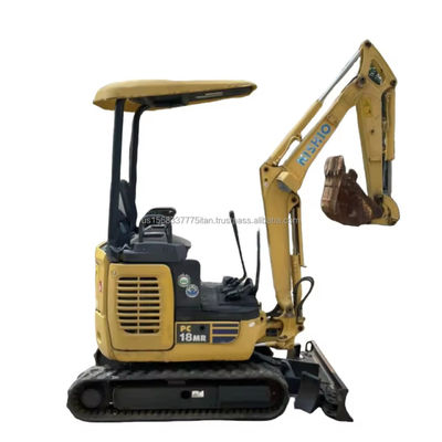 Komatsu PC18MR Mini Used Excavator Hydraulic Excavator Crawler 1865 KG Machine Weight