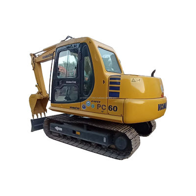 Nice Condition Komatsu PC60 Used Excavator Crawler 40kw and Low Working Hours 0-2000