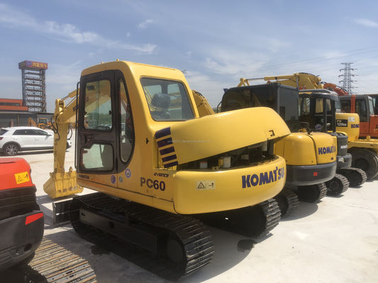 Nice Condition Komatsu PC60 Used Excavator Crawler 40kw and Low Working Hours 0-2000