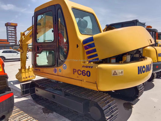Nice Condition Komatsu PC60 Used Excavator Crawler 40kw and Low Working Hours 0-2000