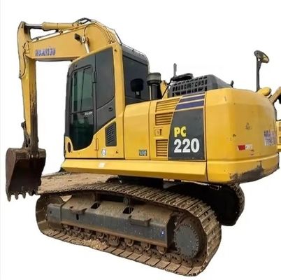 22TON Komatsu PC220 Excavator Used Komatsu Excavator With 119 kw Engine