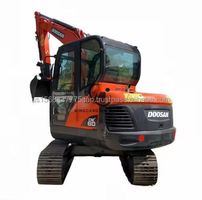 DOOSAN DX60 Excavator and Hydraulic Construction Machine with 0-2000 Working Hours in 2016