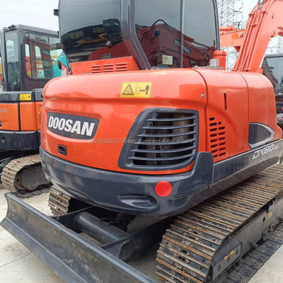 DOOSAN DX60 Excavator and Hydraulic Construction Machine with 0-2000 Working Hours in 2016