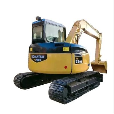 7 Ton Used Komatsu Excavator PC78US with 0-2000 Working Hours and 0.2M³ Bucket Capacity