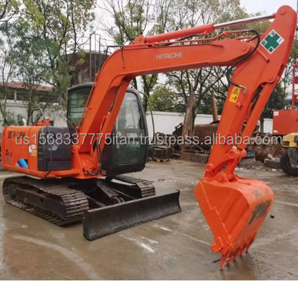 Used Hitachi ZX60 Excavator with Original Hydraulic Valve and 7000 KG Machine Weight