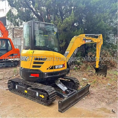 Low Working Hour Sany SY35U Mini Digger with Original Hydraulic Pump and ISUZU Engine