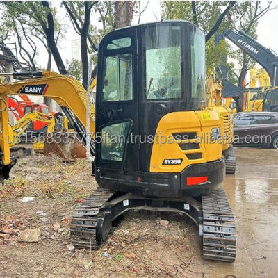Low Working Hour Sany SY35U Mini Digger with Original Hydraulic Pump and ISUZU Engine