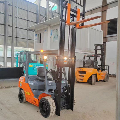 Reasonable TOYOTA 8F30 Forklift for Sell Used Diesel Engine 1000MM Fork Length