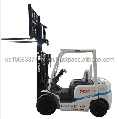 Japan TCM YGB 3 Ton Second Hand Forklift with 45kw Power and 0-2000 Working Hours