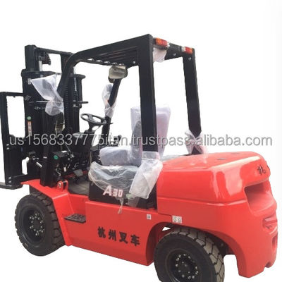 Hangcha A30 3 Ton Diesel Forklift with 45kw Engine and Excellent Condition by Hangzhou