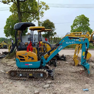 Mini KUBOTA KXU17 Excavator Used in Building Material Shops with Advanced PLC System