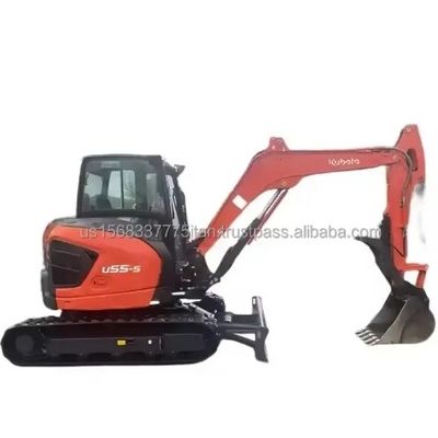 Supply 5.5 TON Kubota u55 Excavator Low Working Hours 0-2000 Used Mini Excavator