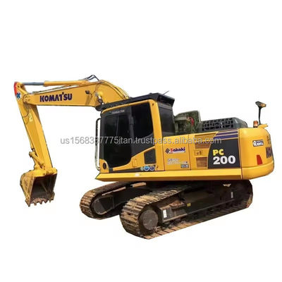 1.2M³ Bucket Capacity Used Komatsu PC200 Excavator with Original Hydraulic Cylinder