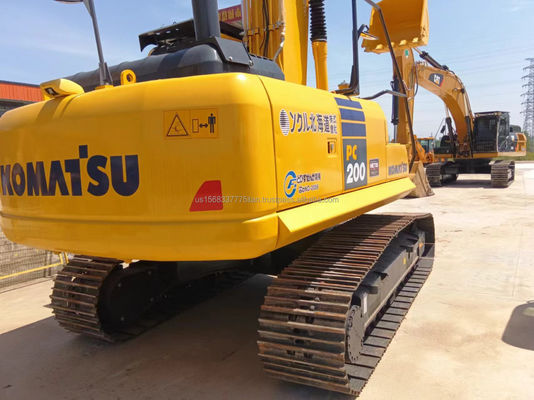 1.2M³ Bucket Capacity Used Komatsu PC200 Excavator with Original Hydraulic Cylinder