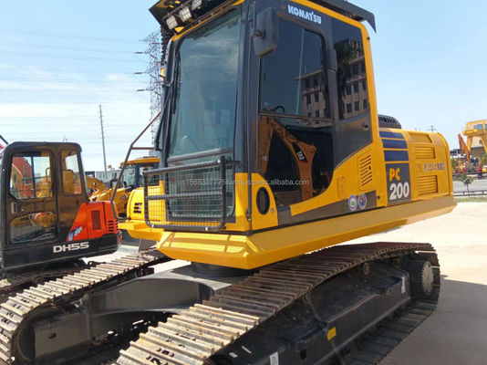 Komatsu PC200 Excavator Japan Used Hydraulic Crawler Excavator with 1.2M³ Bucket Capacity