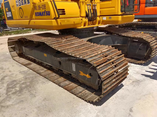 Komatsu PC200 Excavator Japan Used Hydraulic Crawler Excavator with 1.2M³ Bucket Capacity